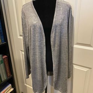 Shimmery Silver Cardigan